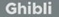 Logo van het merk Ghibli