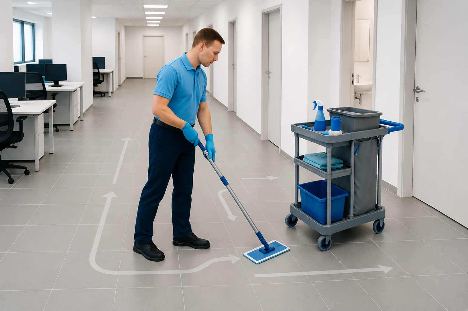 Arbo-richtlijnen voor ergonomisch schoonmaken