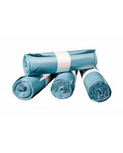 Afvalzak LDPE blauw 65/25x140cmT70 100st