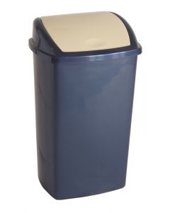Afvalbak swing blauwe container/creme de VB 200917