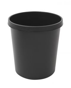 Afvalbak zwart rond 18 ltr. Model VB494900