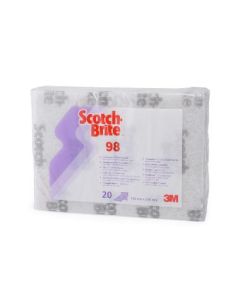 3M Scotch Brite Schuurpad wit delicaat 158 x 224 mm - 20 stuks