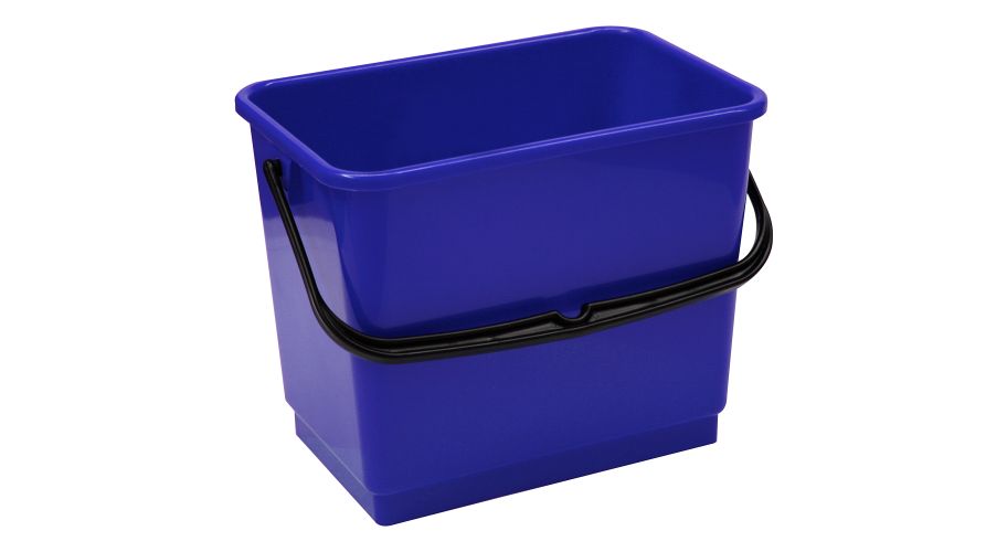 Filmop emmer 4 ltr blauw met handvat