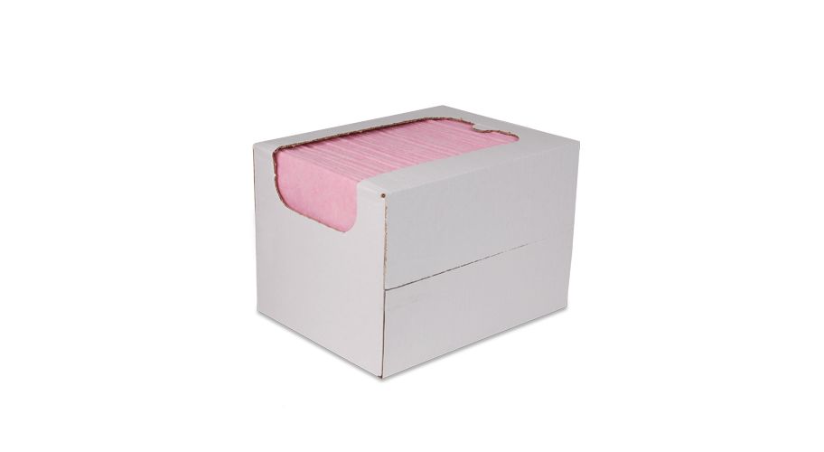 Non woven sopdoek rose 50 stuks 135gram