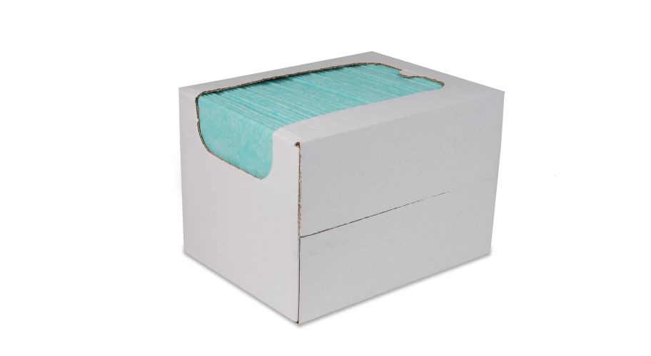 Non woven sopdoek groen 50 stuks 135 gram