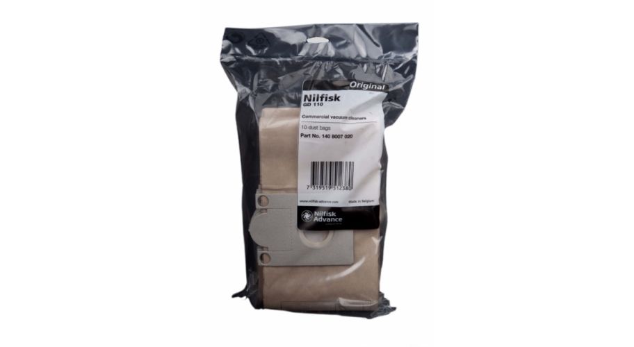 Nilfisk stofzak GD110 papier 10st