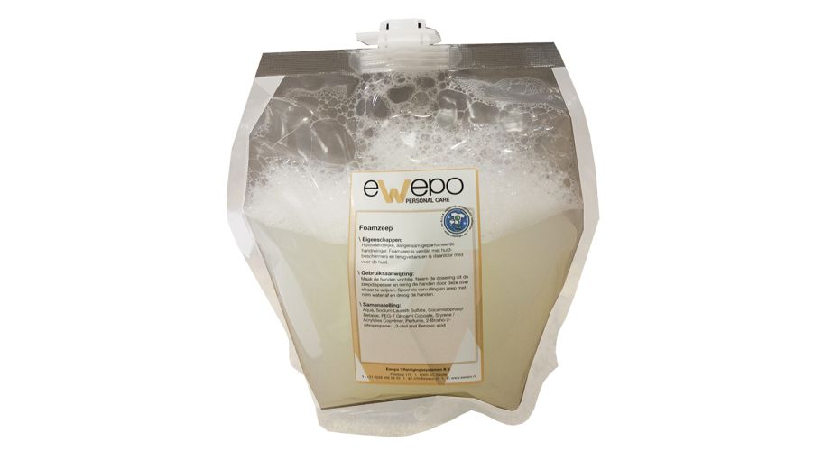 Ewepo Foamzeep Eco 8x800 ml. Geparfumeerde handreiniger