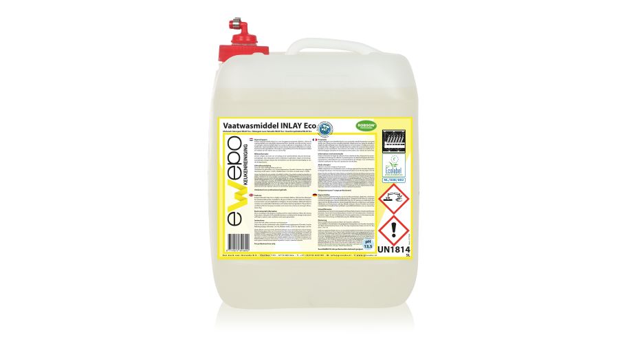 Ewepo Vaatwasmiddel INLAY Eco 5lt Can natural dop rood