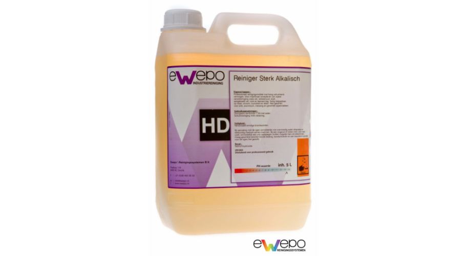 Ewepo reiniger sterk alkalisch 2x5 L. Verwijderd zware vervuilingen