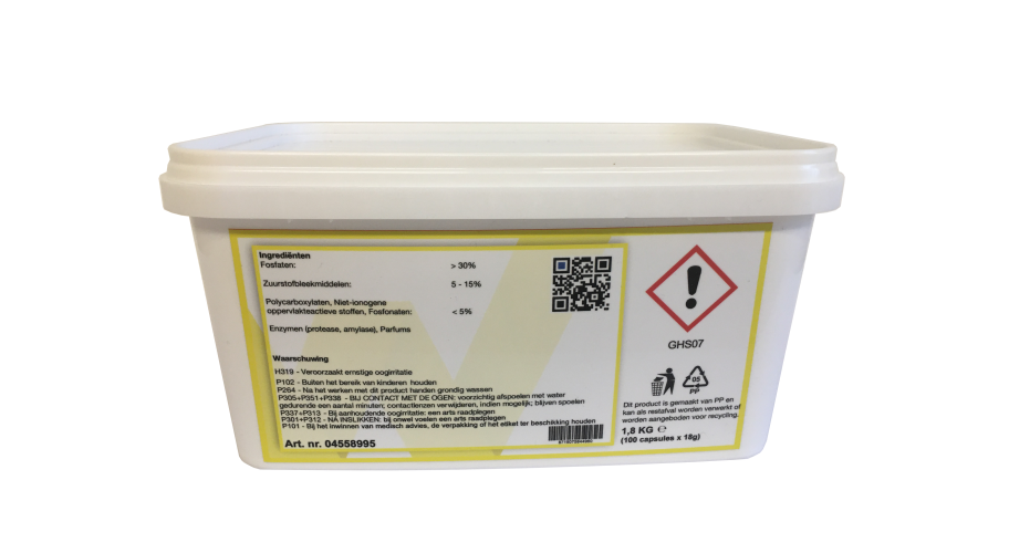 Ewepo vaatwas capsules  100 x 18 gram all in one