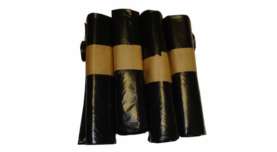 Afvalzak zwart 45x50x25my 40x25st.