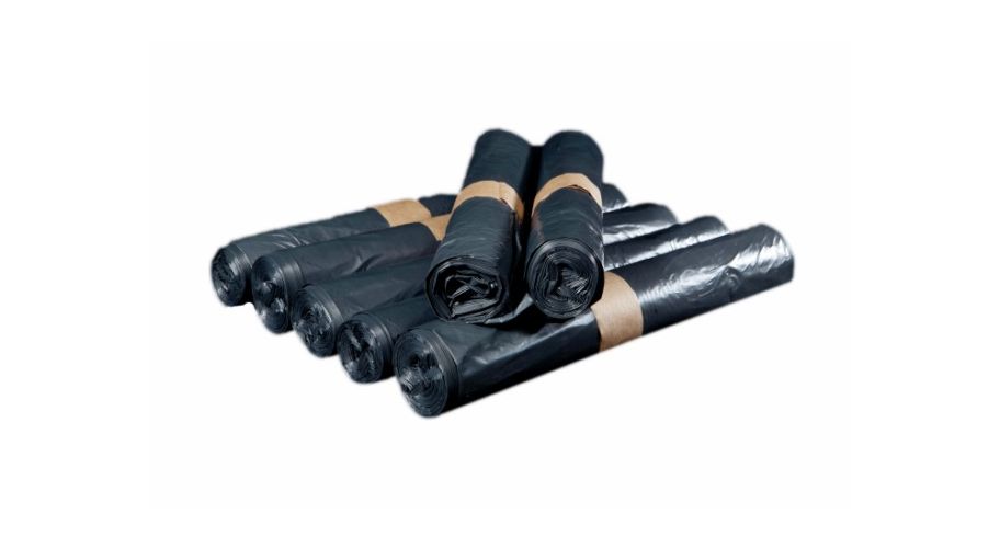 Afvalzak grijs 70x90cm T50 15x20st. LDPE