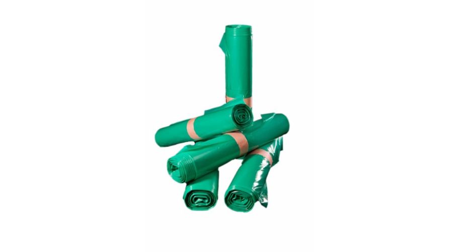 Afvalzak groen 58x100cm T23 20x25st.