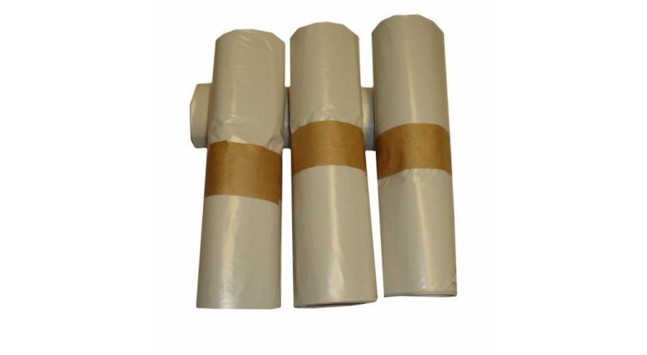 Afvalzak wit 58x100cm T45 10x25st. LPDE