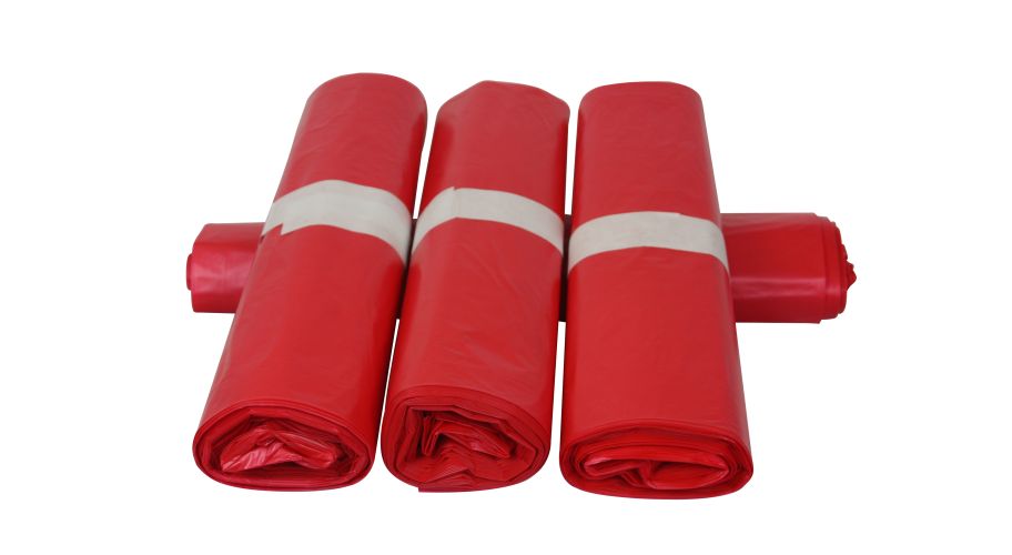 Afvalzak rood 70x110cm T30 15x20st. (72)