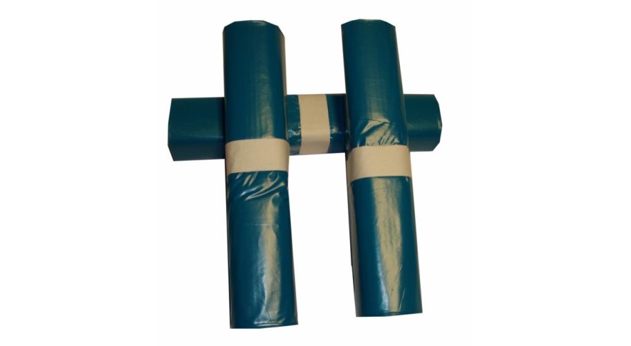 Afvalzak LDPE recy blauw70x110cm 10x20st LDPE
