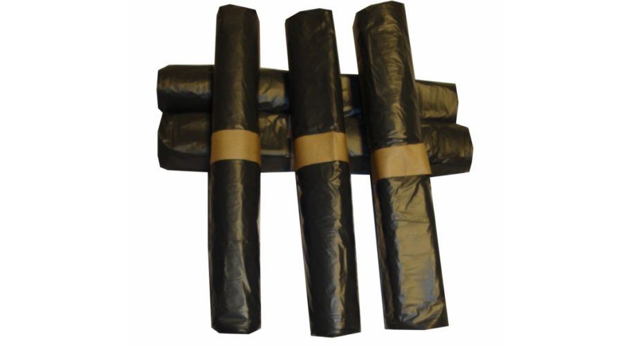 Afvalzak grijs 80x110cm T25 15x20st.