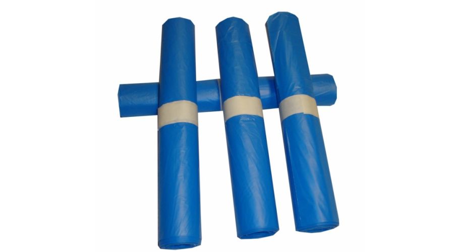 HDPE Zakken Blauw 80x110cm T25 15x20st