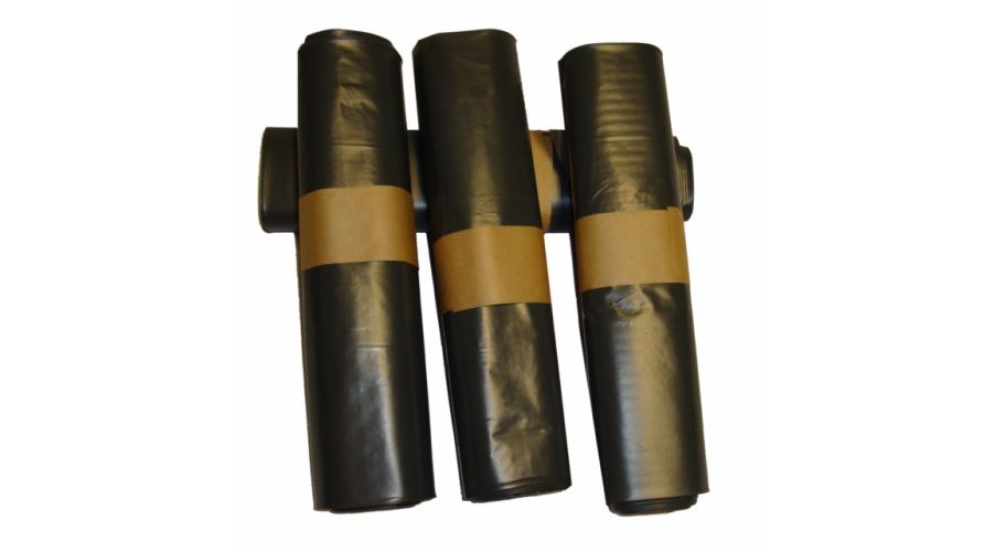 Afvalzak grijs 50/20x110cm 10x15st. LDPE