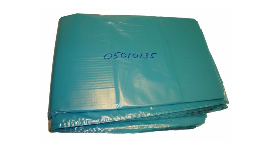 Afvalzak blauw 90x110 T70 10x10st (76)