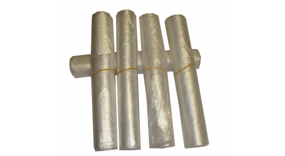 Afvalzak HDPE transparant.50x55cm T10 Doos à  2500 stuks (64) HDPE