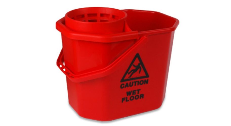 Mini mopemmer rood 12 ltr