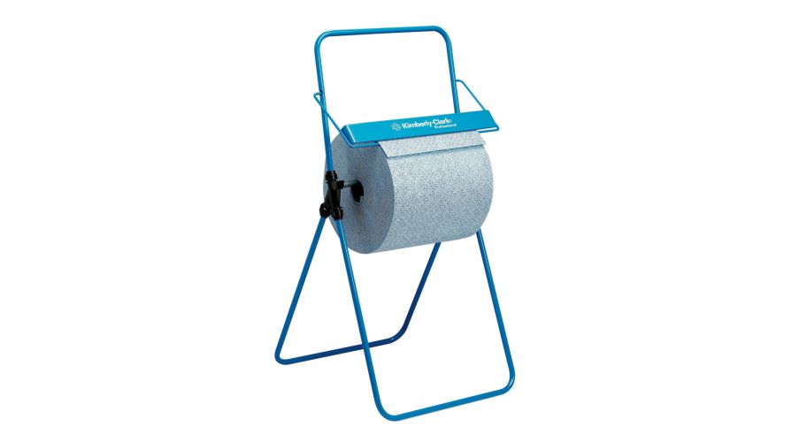 KC Vloerdispenser blauw metaal - 42E