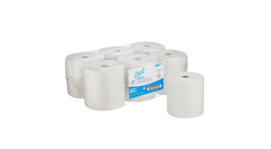 Scott Handdoekrol airflex wit 6x354 m. 1-laags