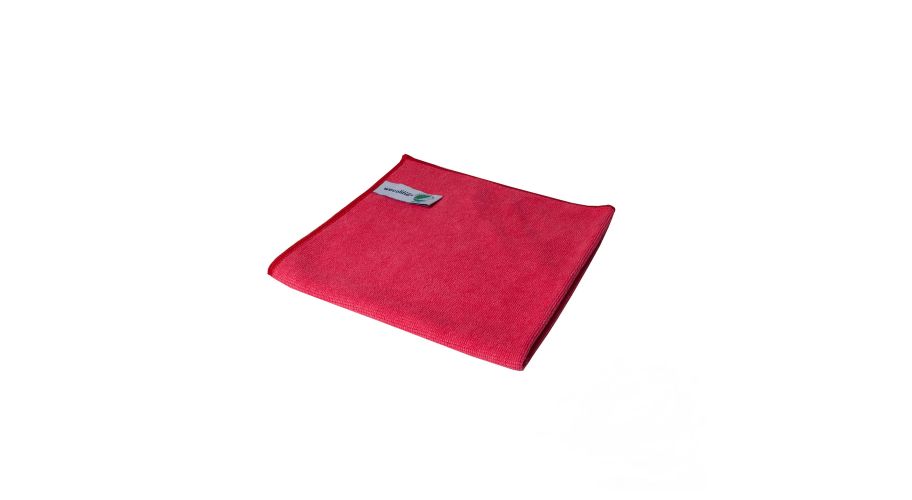 Wecoline microvezeldoek rood 10 stuk Nordic ecolabel 40x40cm