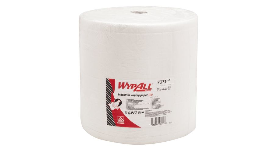 Wypall L30 Ultra poetsrol 3lgs 1000vel wit, 3 laags (30)