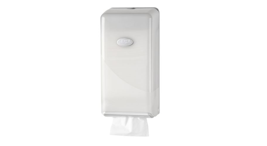 Pearl White toiletpapier dispenser bulkpack