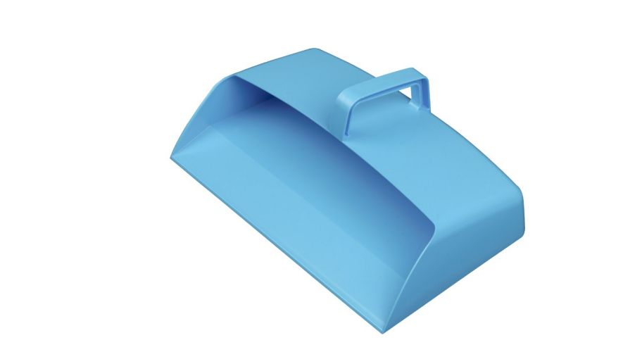 Veegblik met kap blauw