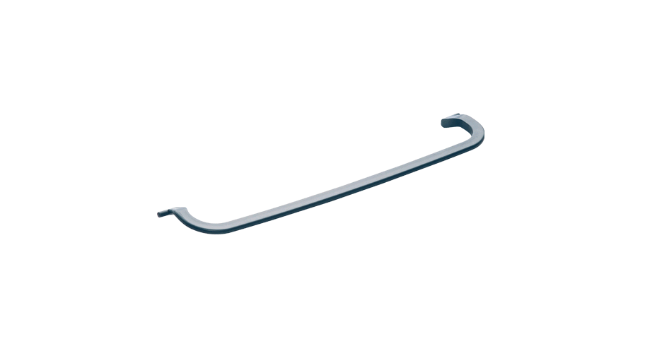VILEDA Origo metalen klemhaak afm. 37 x 7 x 2 cm