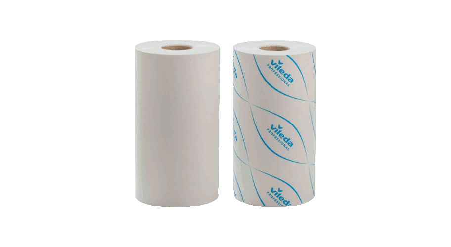 Vileda MicronSolo Roll wit-blauw Rol 180 vel