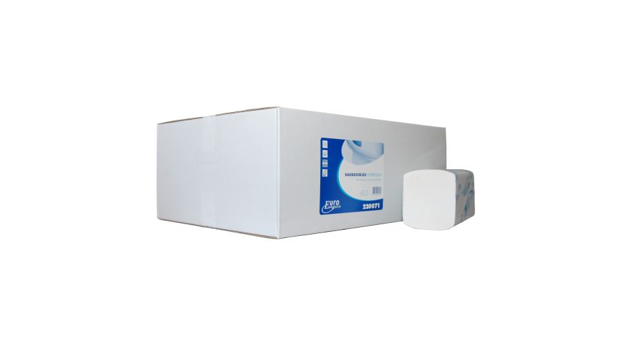 EcoWipe Handdoek interfold 2lgs 20x120st wit, 42x22cm, 20x120st (40)
