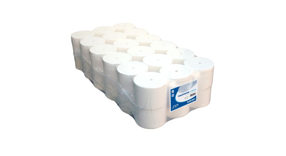 Ecowipe toiletpapier coreless 36x900vel cellulose wit, 2 laags