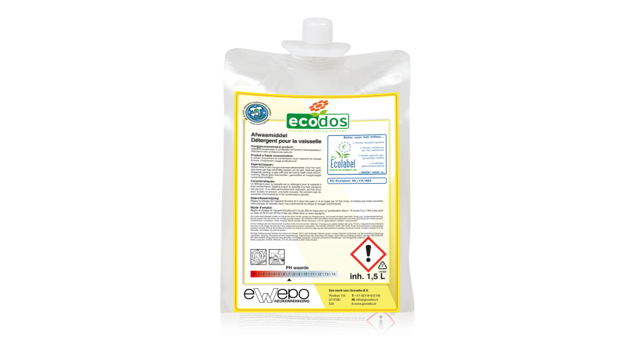 Ewepo Ecodos Easy afwasmiddel 2x1,5 L.