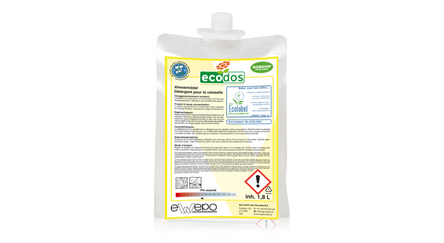 Ewepo Ecodos Afwasmiddel 3 x 1,8 liter