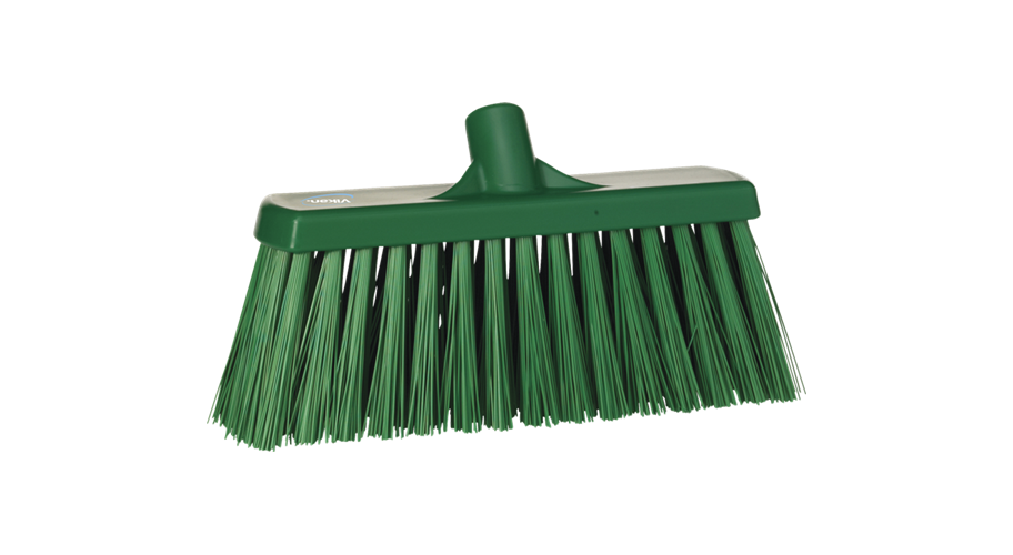 Vikan bezem hard groen 33 cm