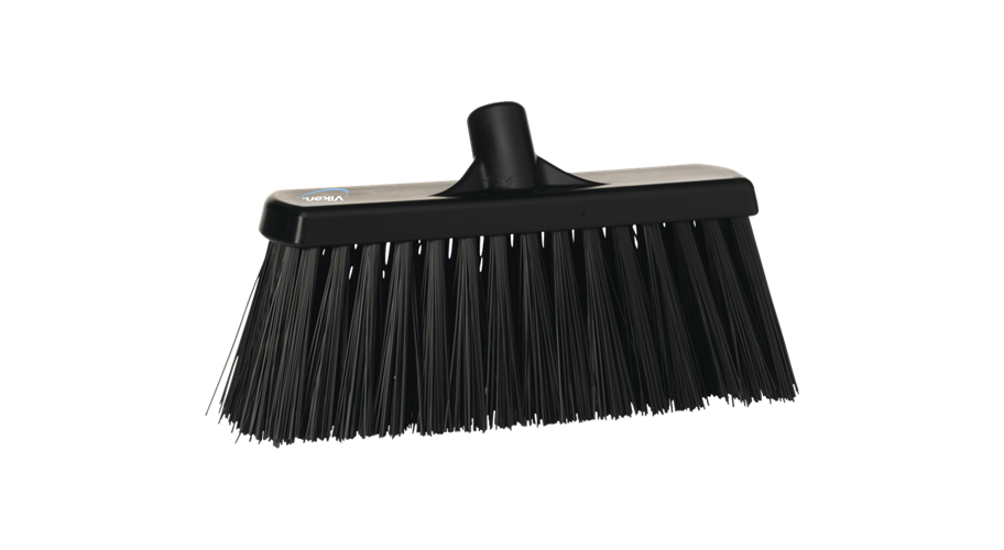 Vikan bezem hard zwart 33 cm