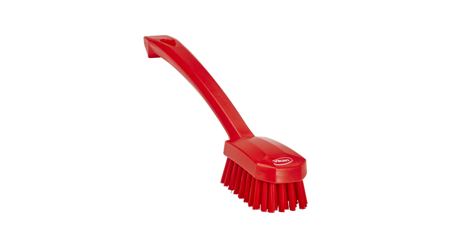 Vikan Afwasborstel medium rood 26 cm