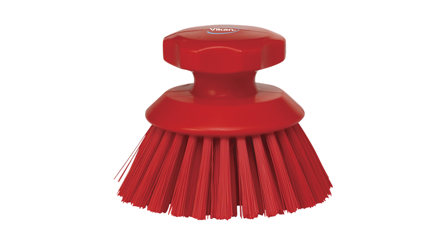 Vikan ronde werkborstel rood
