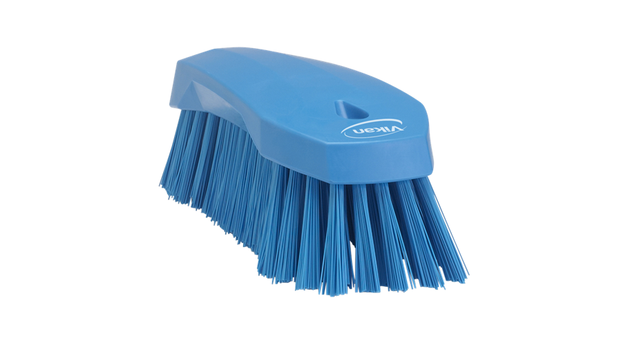 Vikan Edge grote werkborstel hard blauw 20 cm