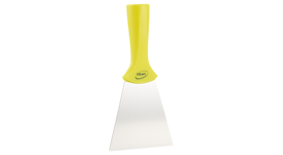 Vikan schraper steelmodel breed geel