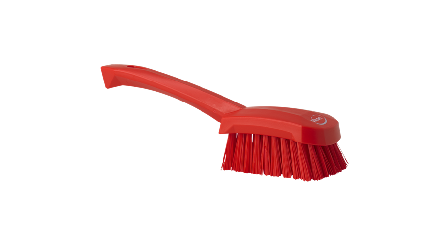 Vikan Edge afwasborstel groot hard rood 27 cm