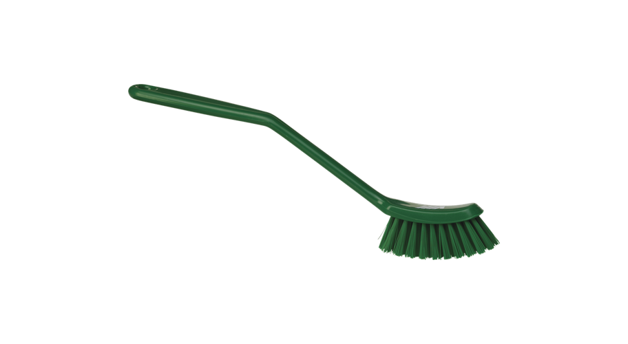 Vikan smalle afwasborstel medium groen 29 cm