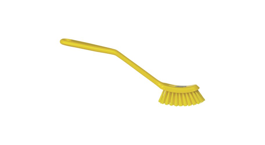 Vikan afwasborstel smal geel 29 cm