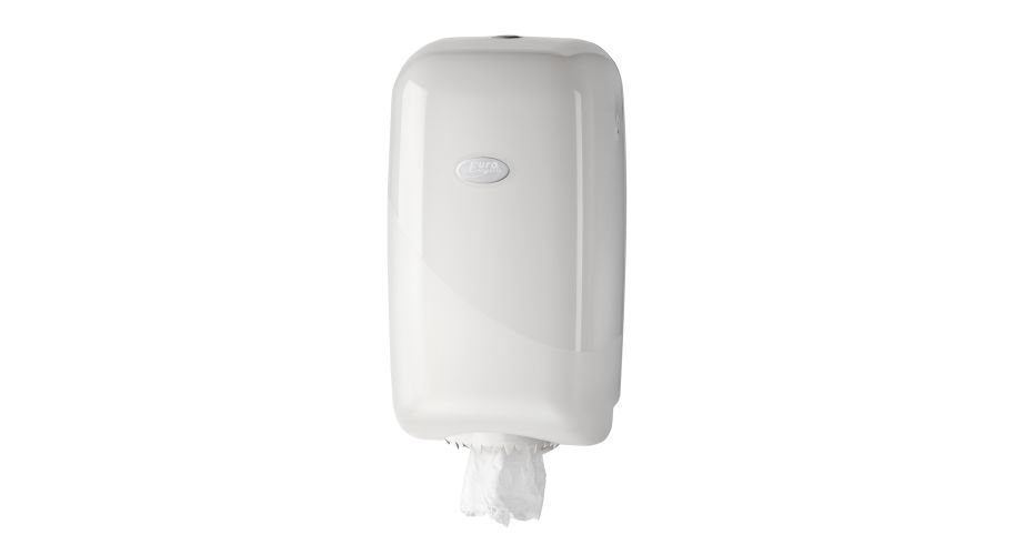 Pearl White minirol dispenser wit