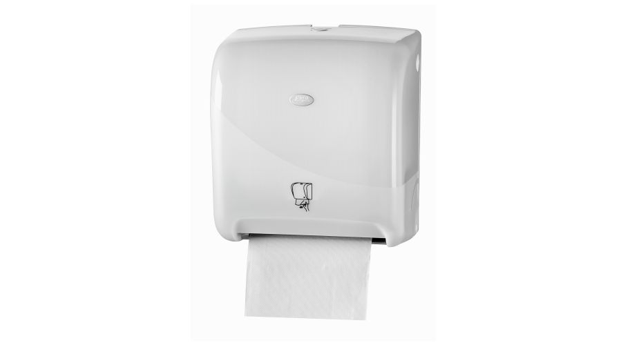 Pearl White Handdoekautomaat Tear & Go Euromatic