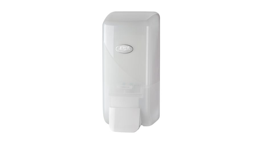 Pearl white zeepdispenser wit